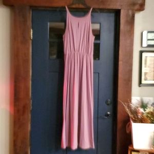 Lovely mauve colored maxi dress